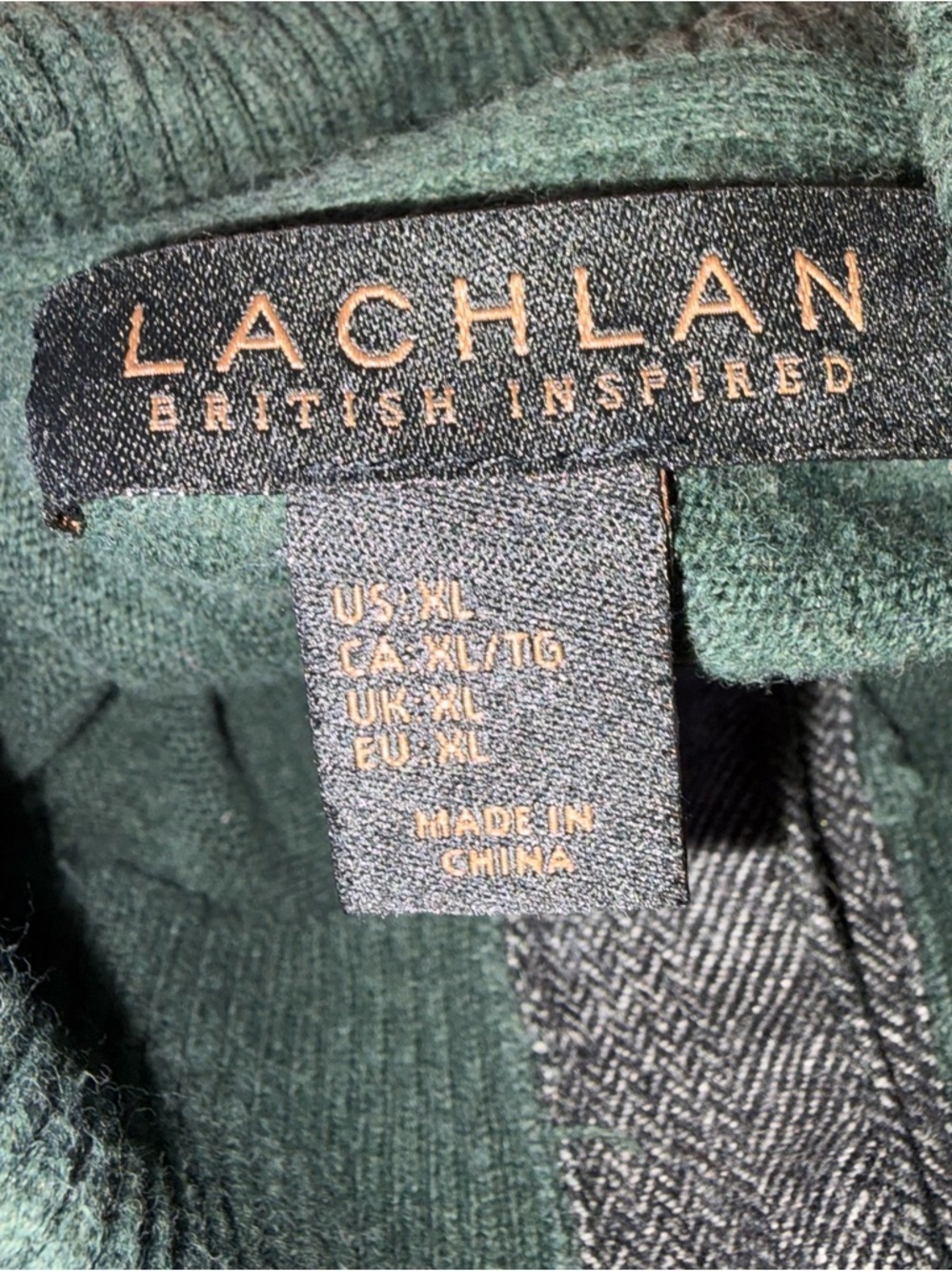 Green Button-Neck Sweater - Picture 12 of 13